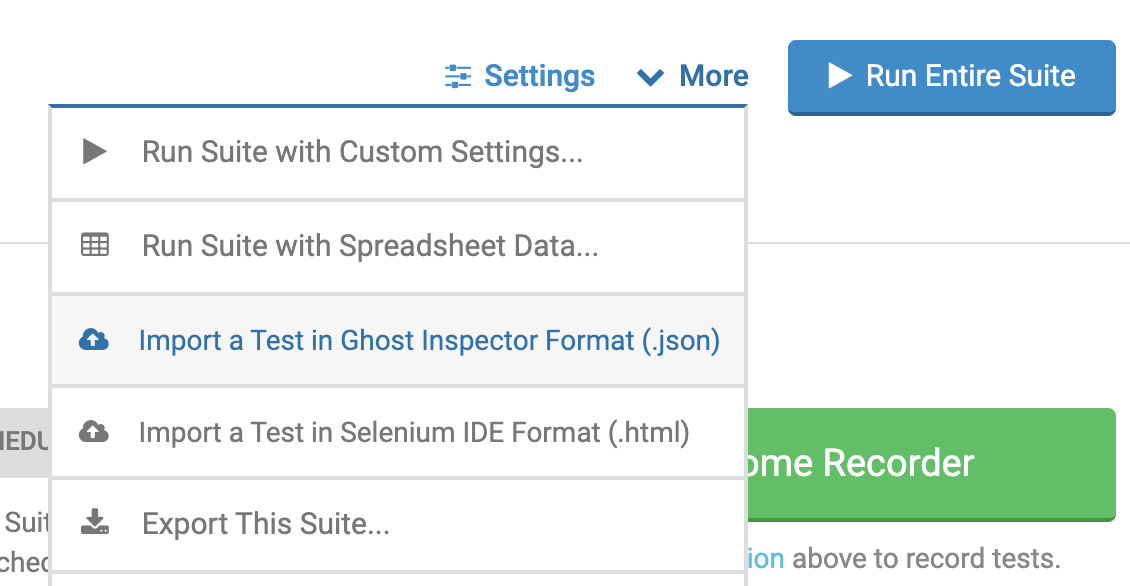 Selenium Import