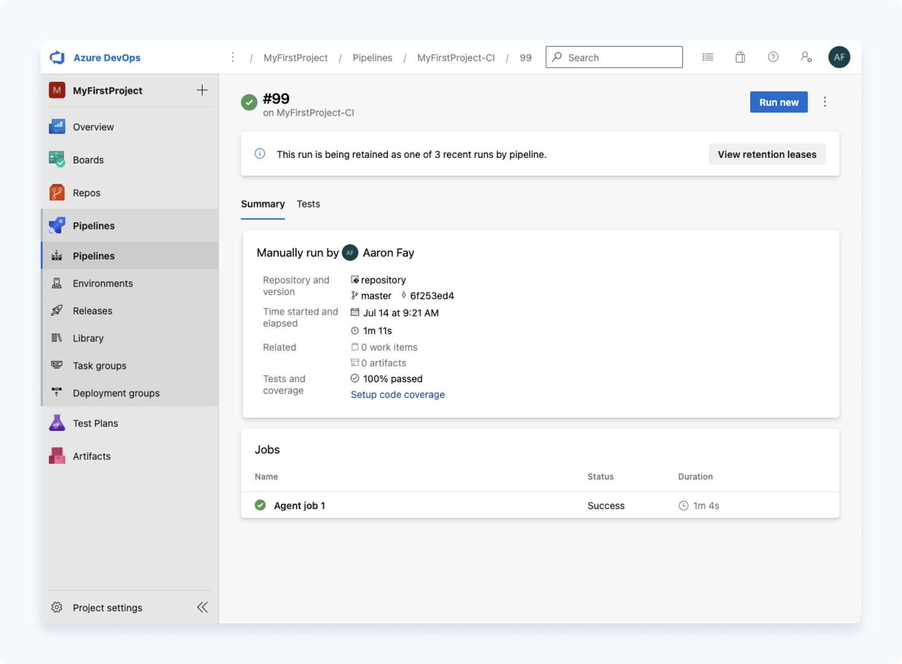 Check our build results