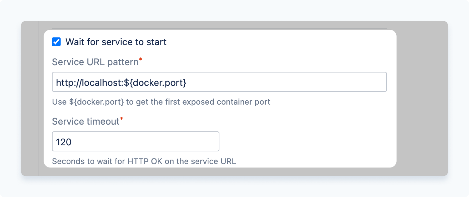 Set a port mapping to test for requests