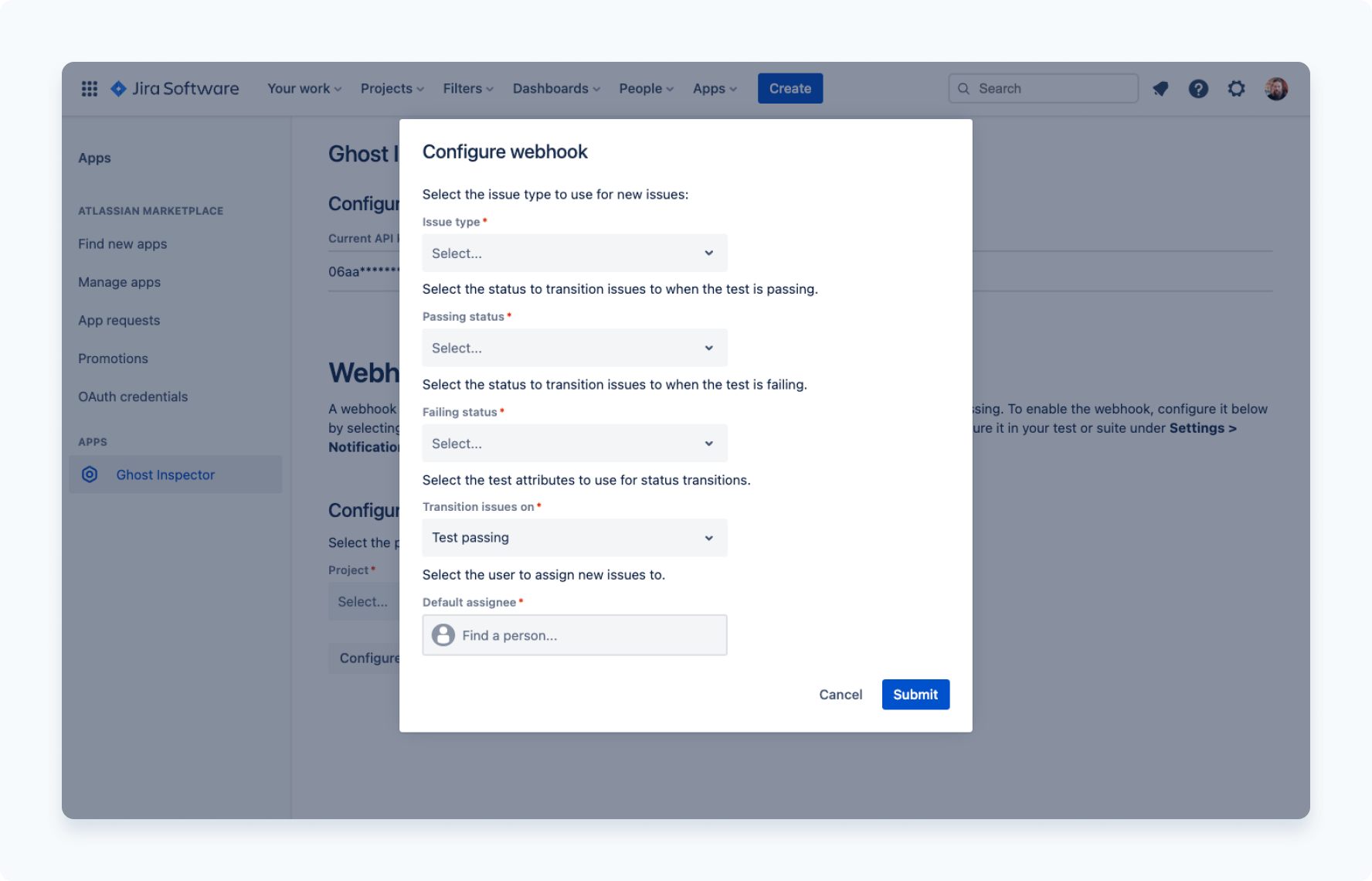 Configure your Jira webhook