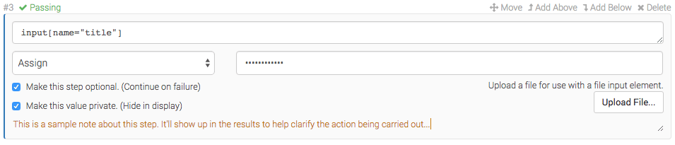Ghost Inspector test editor